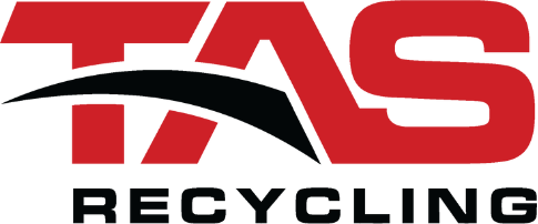 TAS Recycling company logo, scrap metal and junk car recycling services in Tennessee